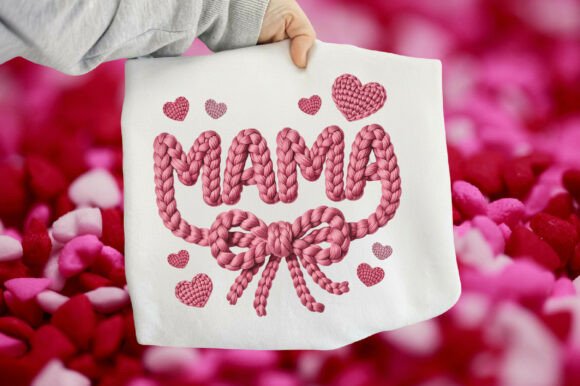 Download MAMA Valentine Crochet PNG - Premium Resources