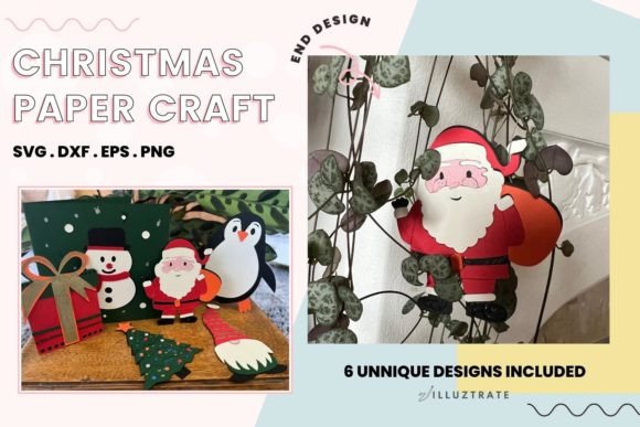 Download Christmas Paper Craft Designs | Xmas SVG - Christmas Collection