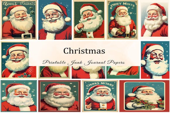 Download Christmas Junk Journal Papers - Christmas Collection