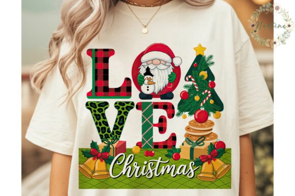 Download Christmas Gnome LOVE Design PNG Clipart - Christmas Collection