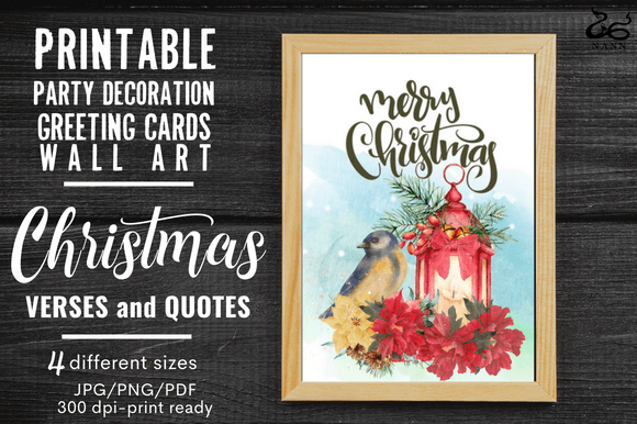 Download Christmas Gift/verse/quote/party Decor#5 - Christmas Collection