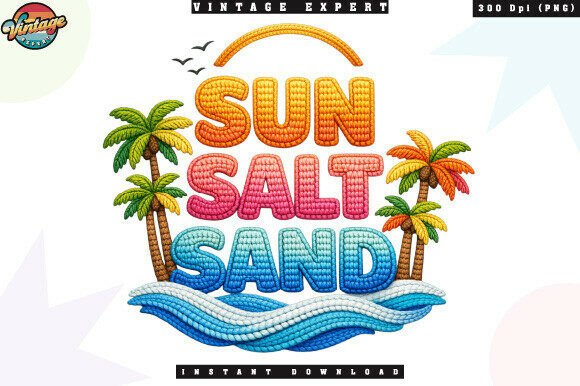 Download Sun Salt Sand Beach Wave Crochet PNG - Crochet png Collection