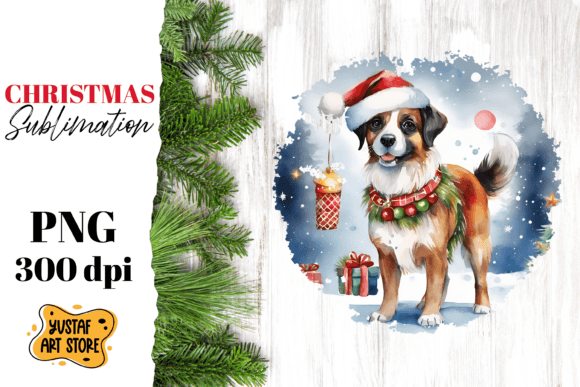Download Christmas Dog Sublimation Design. Funny - Christmas Collection