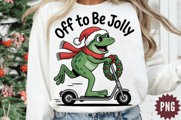 Download Off to Be Jolly Christmas PNG, Silly Fro - Christmas Collection