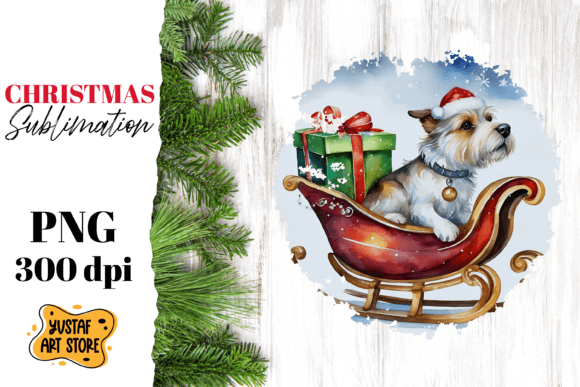 Download Christmas Dog Sublimation Design. Funny - Christmas Collection