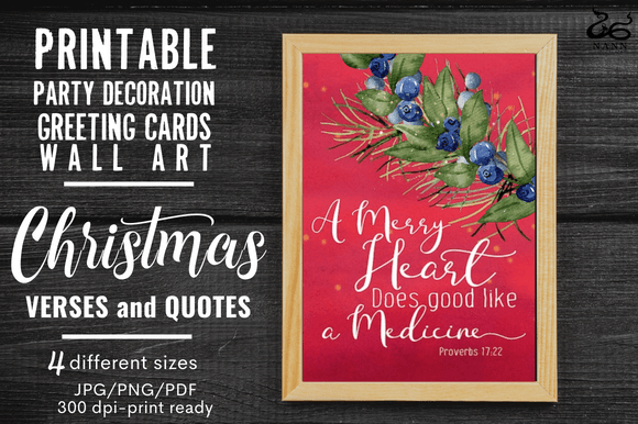 Download Christmas Gift/verse/quote/party Decor#3 - Christmas Collection