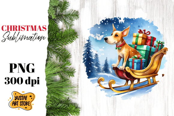 Download Christmas Dog Sublimation Design. Funny - Christmas Collection