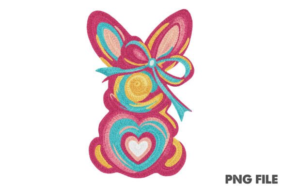 Download Bunny Coquette Bow Crochet PNG - Crochet png Collection
