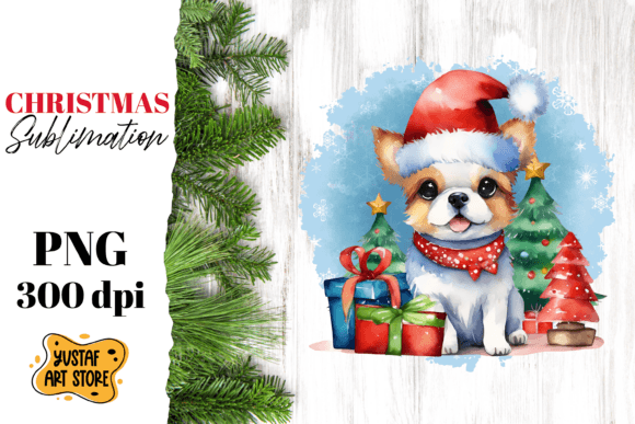 Download Christmas Dog Sublimation Design. Funny - Christmas Collection