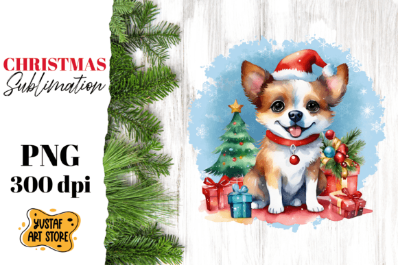 Download Christmas Dog Sublimation Design. Funny - Christmas Collection