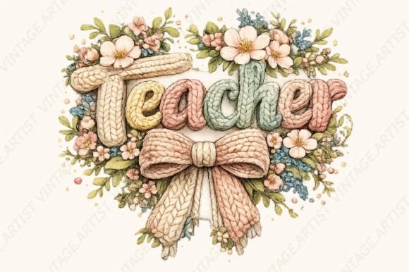 Download Teacher Faux Yarn Crochet PNG - Crochet png Collection